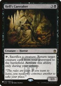 Hell's Caretaker, The List Reprints