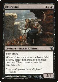 Nekrataal, The List Reprints