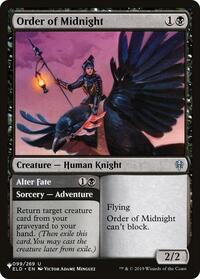 Order of Midnight, The List Reprints
