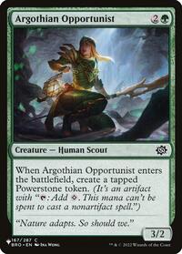 Argothian Opportunist, The List Reprints