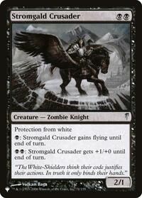 Stromgald Crusader, The List Reprints
