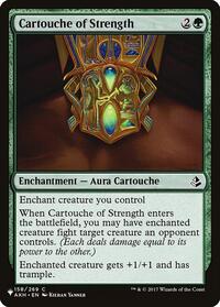 Cartouche of Strength, The List Reprints
