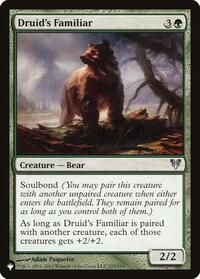 Druid's Familiar, The List Reprints