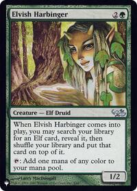 Elvish Harbinger (DD1), The List Reprints