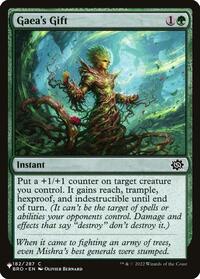 Gaea's Gift, The List Reprints