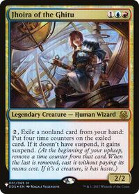 Jhoira of the Ghitu (DDS), The List Reprints