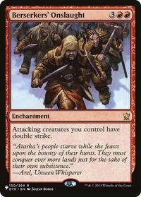 Berserkers' Onslaught, The List Reprints