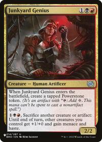 Junkyard Genius, The List Reprints