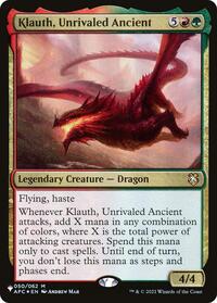 Klauth, Unrivaled Ancient, The List Reprints