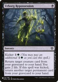 Urborg Repossession, The List Reprints