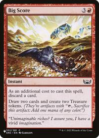 Big Score, The List Reprints