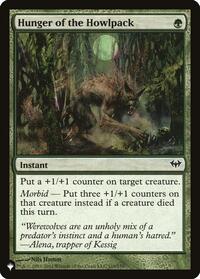 Hunger of the Howlpack, The List Reprints