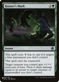 Hunter's Mark, The List Reprints