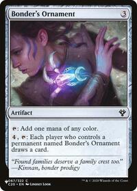 Bonder's Ornament, The List Reprints