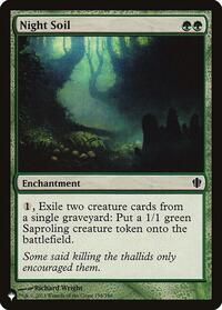 Night Soil, The List Reprints