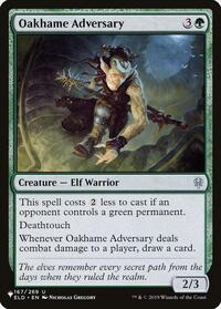 Oakhame Adversary, The List Reprints