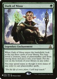 Oath of Nissa, The List Reprints