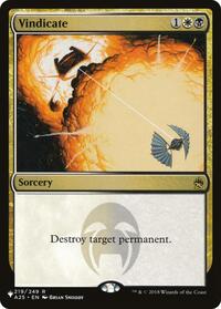Vindicate, The List Reprints