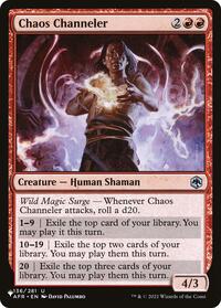 Chaos Channeler, The List Reprints