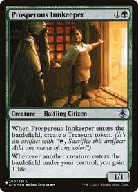 Prosperous Innkeeper, The List Reprints