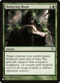 Sheltering Word, The List Reprints
