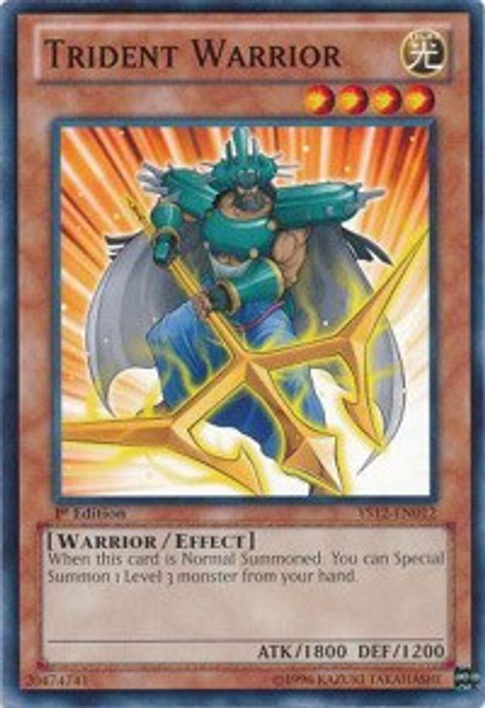 Trident Warrior, 1st-edition, front