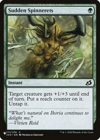 Sudden Spinnerets, The List Reprints