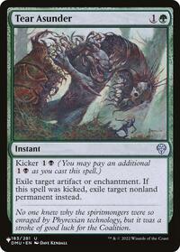 Tear Asunder, The List Reprints