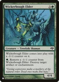 Wickerbough Elder, The List Reprints