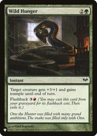 Wild Hunger, The List Reprints