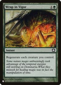 Wrap in Vigor, The List Reprints