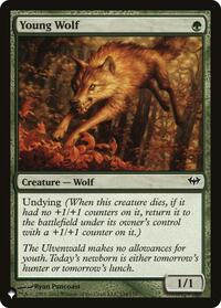 Young Wolf, The List Reprints