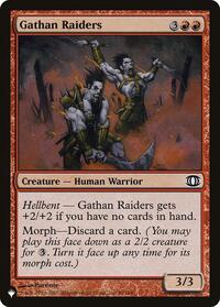 Gathan Raiders, The List Reprints