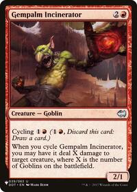 Gempalm Incinerator (DDT), The List Reprints