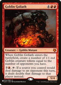 Goblin Goliath, The List Reprints