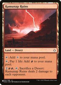 Ramunap Ruins, The List Reprints