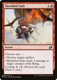 Shredded Sails, The List Reprints