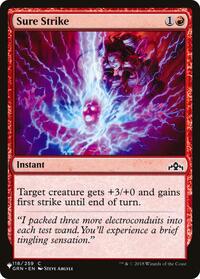 Sure Strike, The List Reprints