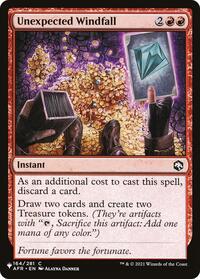 Unexpected Windfall, The List Reprints