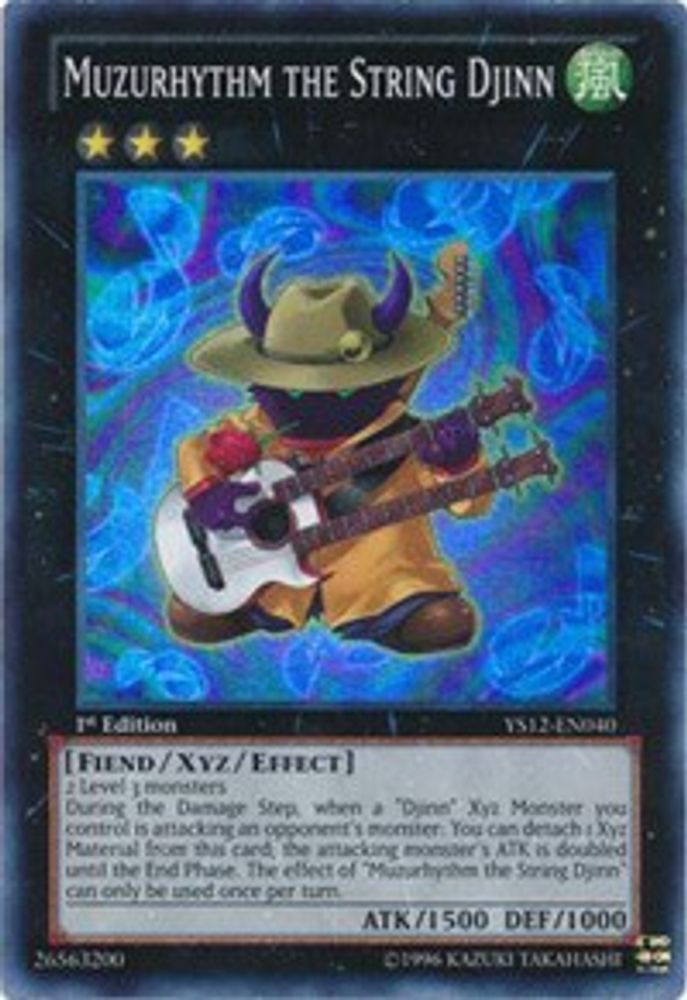 Muzurhythm the String Djinn, 1st-edition, front