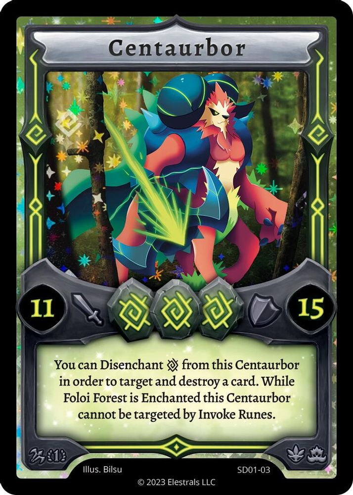 Centaurbor, Holo, front