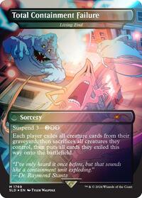 Total Containment Failure - Living End (Rainbow Foil), Secret Lair Drop Series