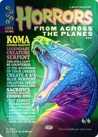Koma, Cosmos Serpent (Rainbow Foil), Secret Lair Drop Series