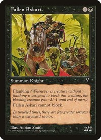 Fallen Askari, Visions