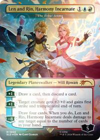 Len and Rin, Harmony Incarnate - The Royal Scions (Rainbow Foil), Secret Lair Drop Series