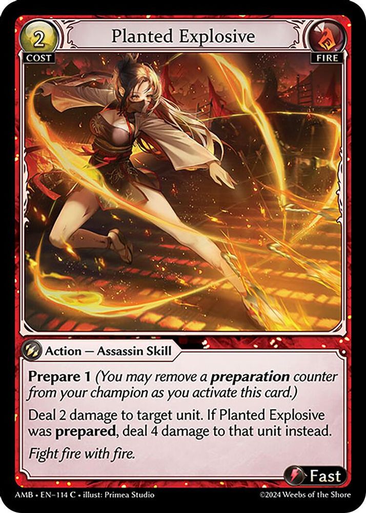 Planted Explosive, Standard, front