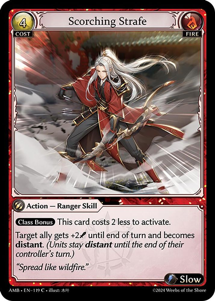 Scorching Strafe, Standard, front