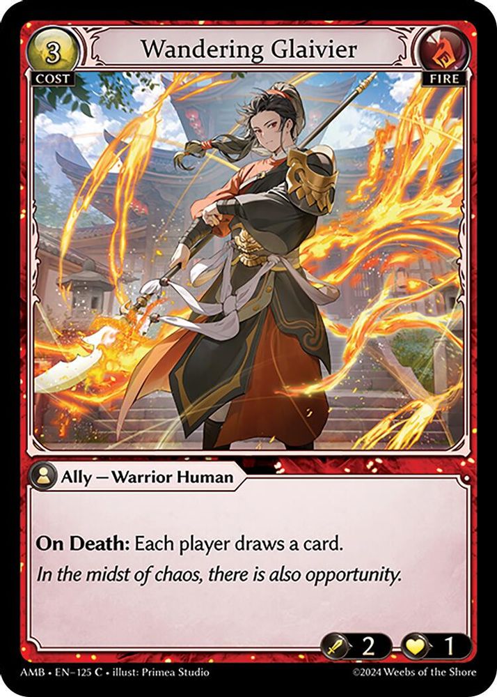 Wandering Glaivier, Standard, front