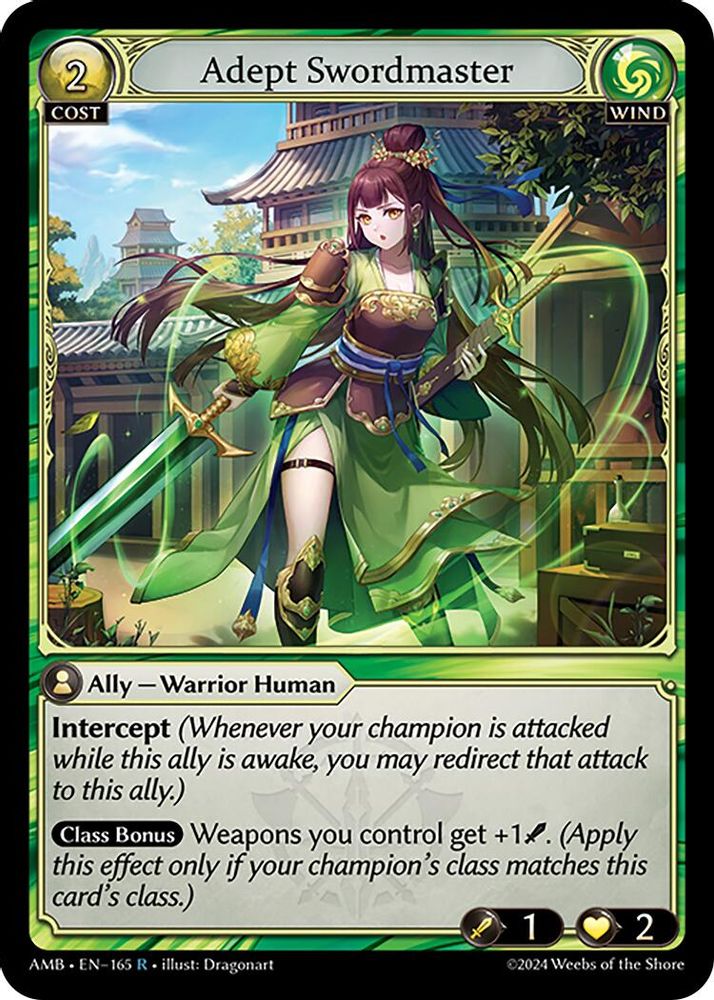 Adept Swordmaster, Standard, front
