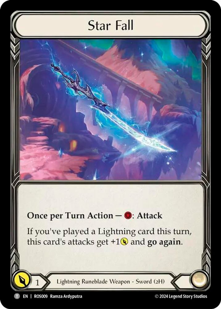 Star Fall, Cold-foil, front